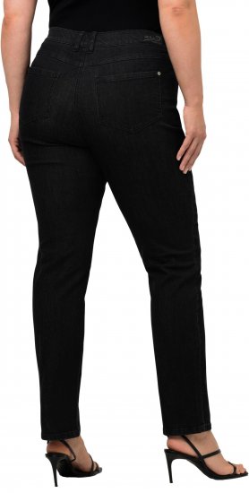 Ulla Popken Sammy Fit Slim Leg Stretch Jeans Black - Jeans & Pantalons Femme Grandes Tailles – Plus Size - 
