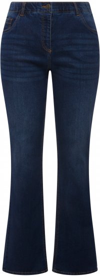 Ulla Popken Marie Fit Bootcut Stretch Jeans Blue Denim - Jeans & Pantalons Femme Grandes Tailles – Plus Size - 