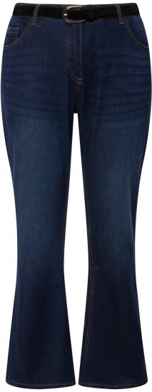 Ulla Popken Marie Fit Bootcut Stretch Jeans Blue Denim - Jeans & Pantalons Femme Grandes Tailles – Plus Size - 
