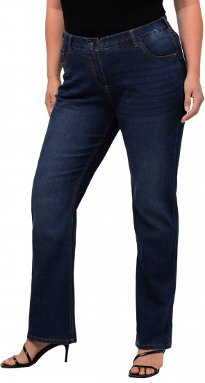 Ulla Popken Marie Fit Bootcut Stretch Jeans Blue Denim - Jeans & Pantalons Femme Grandes Tailles – Plus Size - 