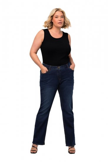 Ulla Popken Marie Fit Bootcut Stretch Jeans Blue Denim - Ulla Popken - Vêtements Ulla Popken Grande Taille