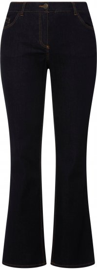 Ulla Popken Marie Fit Bootcut Stretch Jeans Dark Blue Denim - Jeans & Pantalons Femme Grandes Tailles – Plus Size - 