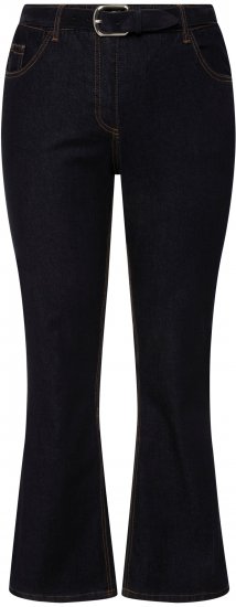 Ulla Popken Marie Fit Bootcut Stretch Jeans Dark Blue Denim - Jeans & Pantalons Femme Grandes Tailles – Plus Size - 