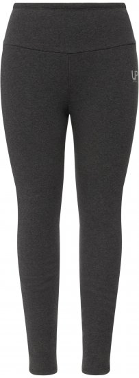 Ulla Popken Faux Fur Lined Stretch Leggings Charcoal - Jeans & Pantalons Femme Grandes Tailles – Plus Size - 