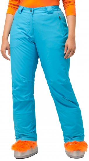 Ulla Popken Thermal Triple-Function Pants Bright Turquoise - Jeans & Pantalons Femme Grandes Tailles – Plus Size - 