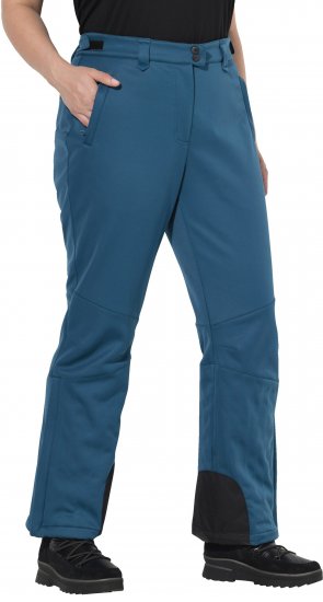 Ulla Popken Water Repellent Softshell Pants Dark Petrol - Jeans & Pantalons Femme Grandes Tailles – Plus Size - 