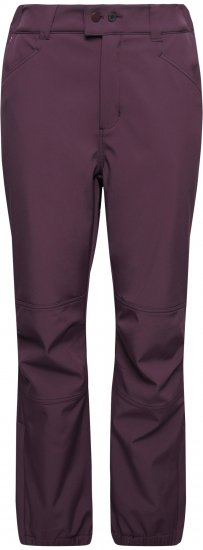 Ulla Popken Softshell Triple Function Fleece Lined Pants Dark Blackberry - Jeans & Pantalons Femme Grandes Tailles – Plus Size - 