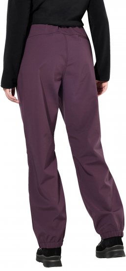 Ulla Popken Softshell Triple Function Fleece Lined Pants Dark Blackberry - Jeans & Pantalons Femme Grandes Tailles – Plus Size - 
