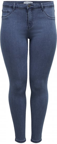 Only Carmakoma Thunder Life Skinny Fit Jeans Blue Denim - Jeans & Pantalons Femme Grandes Tailles – Plus Size - 