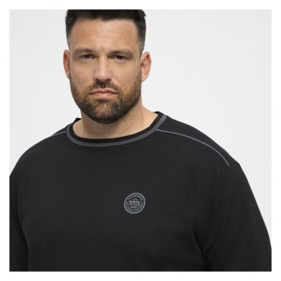 North Latitude Py Jersey O-Neck Long Sleeve Black - Sous-vêtements & bain - Sous-vêtements Grande Taille