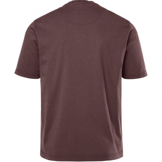 JP1880 T-Shirt Short Sleeve Cabin Mahogany Brown - T-shirts - T-shirts Homme Grande Taille