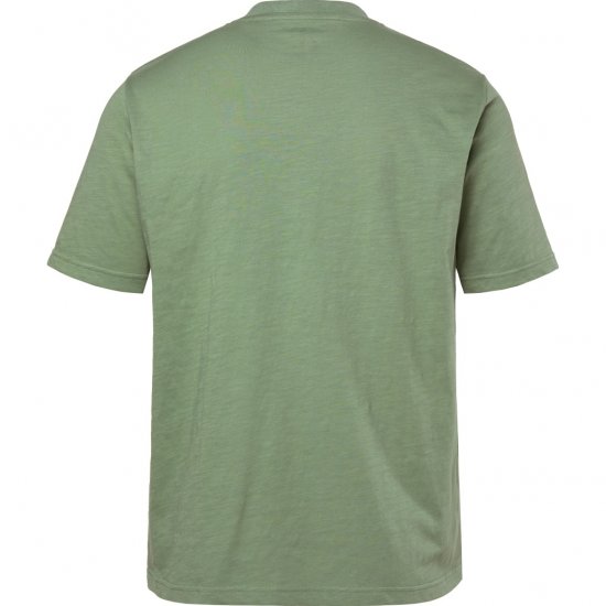 JP1880 T-Shirt Short Sleeve Chest Print Eucalyptus Green - T-shirts - T-shirts Homme Grande Taille