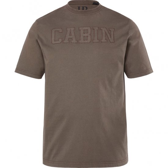 JP1880 T-Shirt Cabin Vintage Mocha - T-shirts - T-shirts Homme Grande Taille
