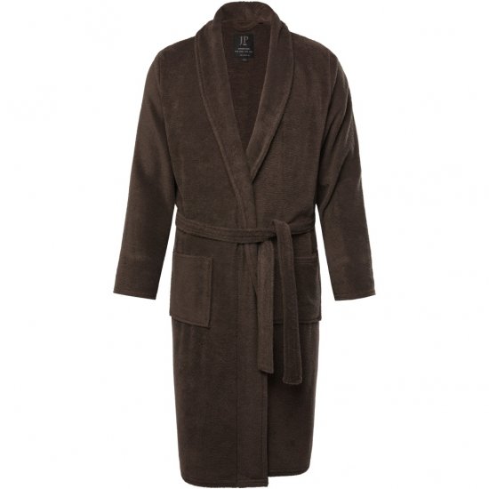 JP1880 Bathrobe Extra Soft Terry Cloth Brown - Sous-vêtements & bain - Sous-vêtements Grande Taille