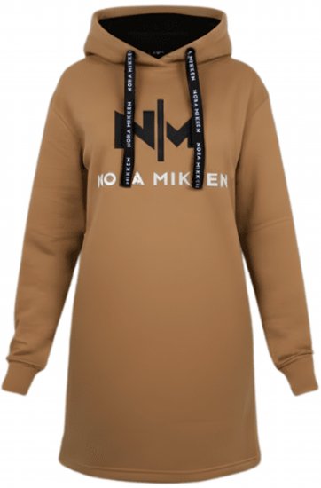 Nora Mikken KADRI Long Hoodie Camel - Sweatshirts & hoodies - 