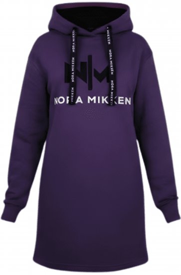 Nora Mikken KADRI Long Hoodie Purple - Sweatshirts & hoodies - 