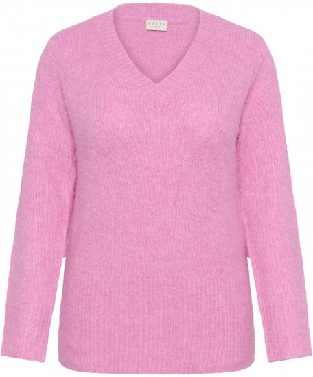 Kaffe Curve Emilia Pullover Pink Power Melange - Pulls en maille - 