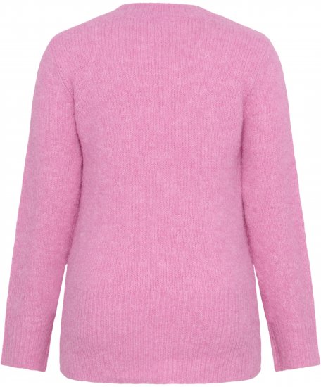Kaffe Curve Emilia Pullover Pink Power Melange - Pulls en maille - 