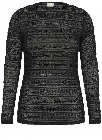 Kaffe Curve Hanna Lace Long Sleeve T-Shirt - T-shirts à manches longues - 