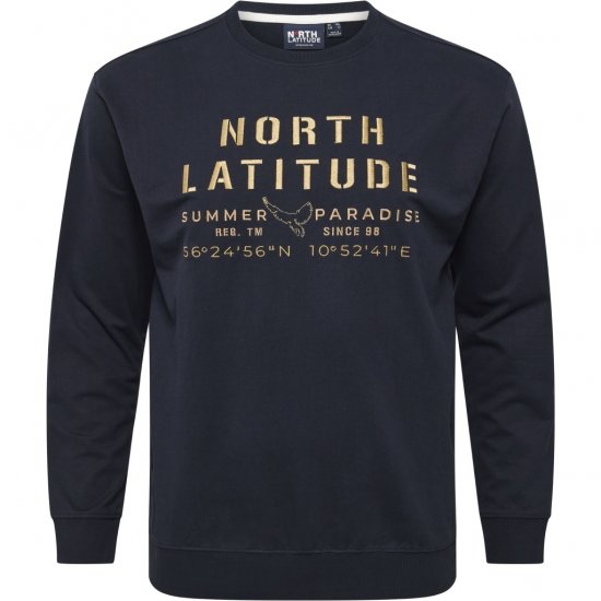 North Latitude Sweatshirt Navy TALL - TALL sweatshirts - 