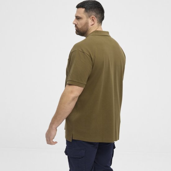 North Latitude Polo Pique Short Sleeve Green - Polos - Polos homme grande taille