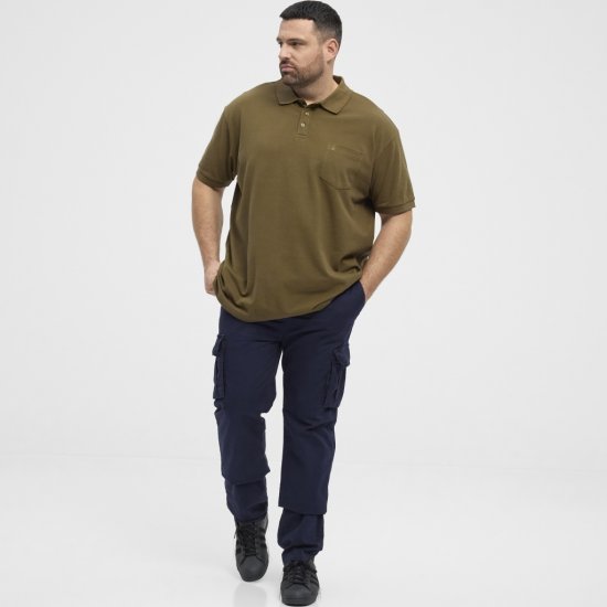 North Latitude Polo Pique Short Sleeve Green - Polos - Polos homme grande taille