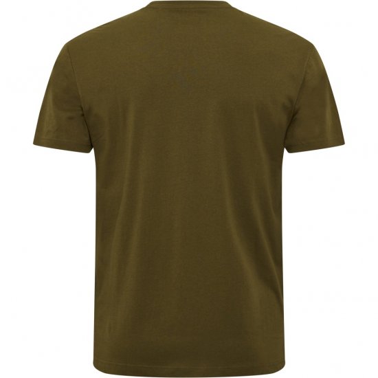 North Latitude T-Shirt Printed Short Sleeve Green - T-shirts - T-shirts Homme Grande Taille