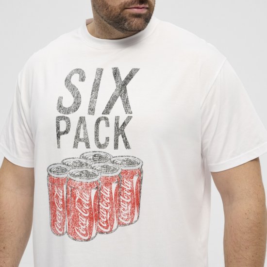 North Latitude T-Shirt Coca-Cola White - T-shirts - T-shirts Homme Grande Taille
