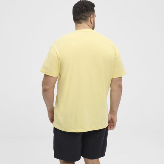 North Latitude T-Shirt Printed Yellow - T-shirts - T-shirts Homme Grande Taille
