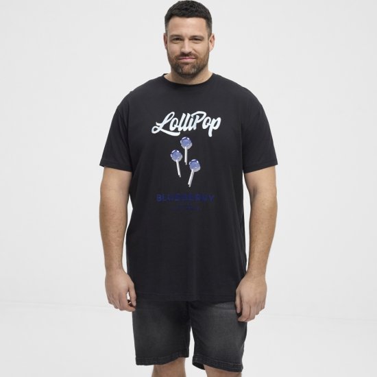 North Latitude T-Shirt Lollipop Black - T-shirts - T-shirts Homme Grande Taille