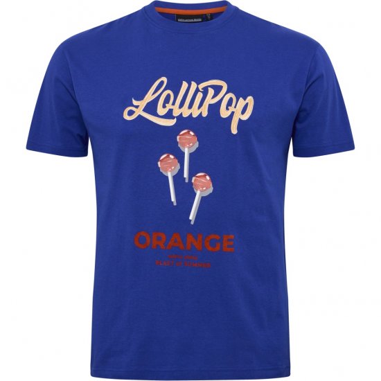 North Latitude T-Shirt Lollipop Blue - T-shirts - T-shirts Homme Grande Taille