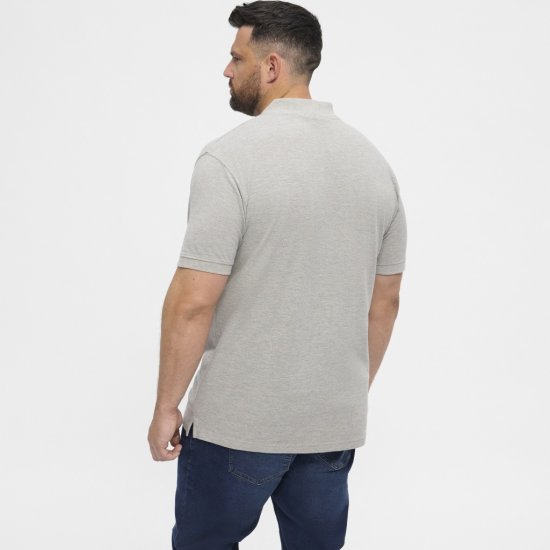North Latitude Polo Short Sleeve Grey - Polos - Polos homme grande taille