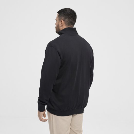 North Latitude Sweatshirt Cardigan Black - Sweatshirts & hoodies - Sweatshirts/Hoodies grande taille homme