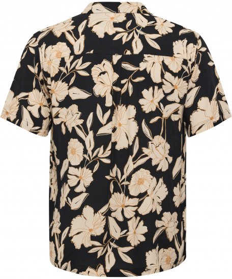 North Latitude Shirt Cuba Short Sleeve Navy - Chemises - Chemises Grandes Tailles Hommes