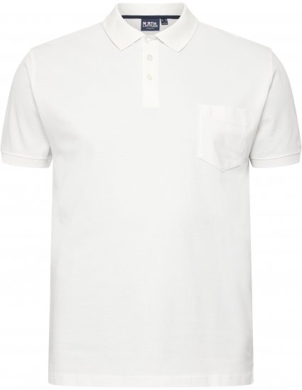 North Latitude Polo Short Sleeve White - Polos - Polos homme grande taille