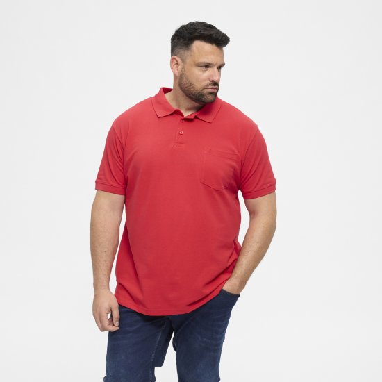 North Latitude Polo Short Sleeve Red - Polos - Polos homme grande taille