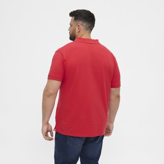 North Latitude Polo Short Sleeve Red - Polos - Polos homme grande taille