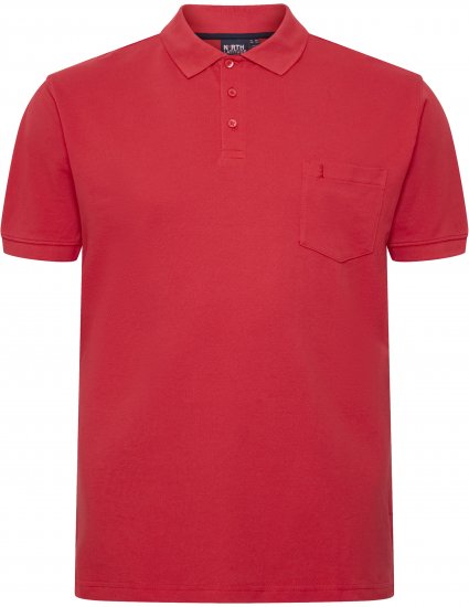North Latitude Polo Short Sleeve Red - Polos - Polos homme grande taille