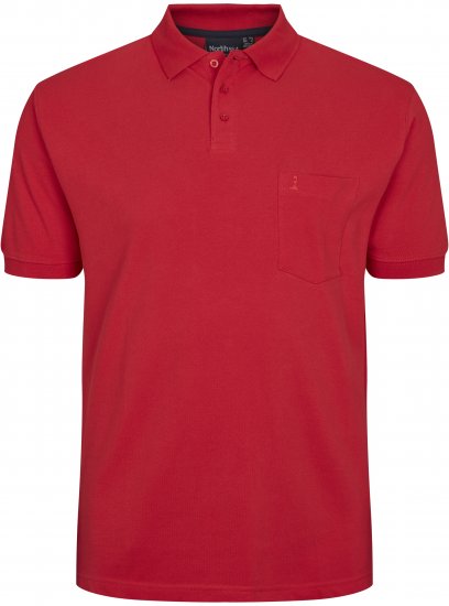 North Latitude Polo Short Sleeve Red TALL - VÊTEMENTS HOMME MT-6XLT - Vêtements Tall Homme