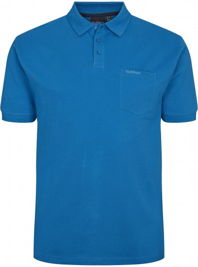North Latitude Polo Short Sleeve Cobalt Blue - VÊTEMENTS HOMME MT-6XLT - Vêtements Tall Homme