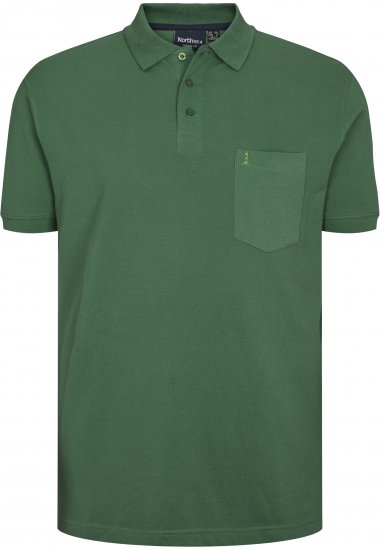 North Latitude Polo Short Sleeve Green TALL - VÊTEMENTS HOMME MT-6XLT - Vêtements Tall Homme