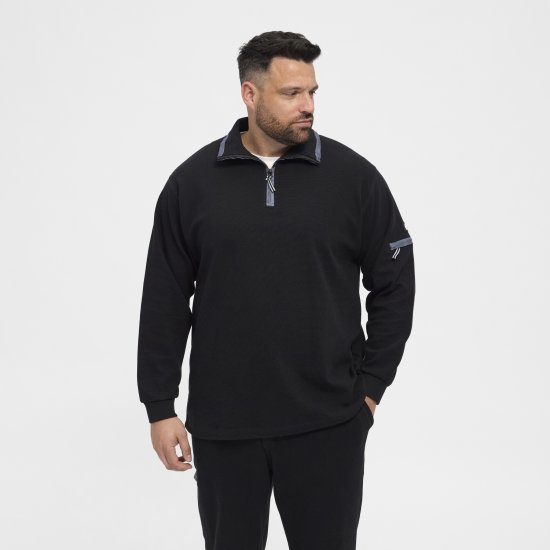 North Latitude Sweatshirt Ottoman Black - Sweatshirts & hoodies - Sweatshirts/Hoodies grande taille homme