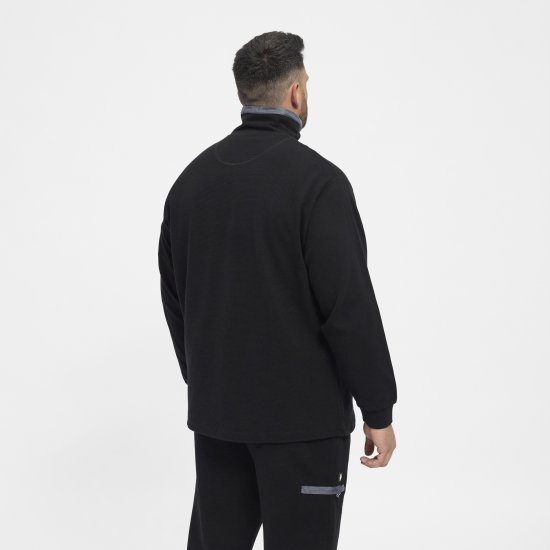 North Latitude Sweatshirt Ottoman Black - Sweatshirts & hoodies - Sweatshirts/Hoodies grande taille homme