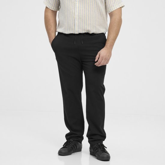 North Latitude 51143 Dress Pants Jog Style Black - Pantalons - Pantalons Grande Taille Hommes