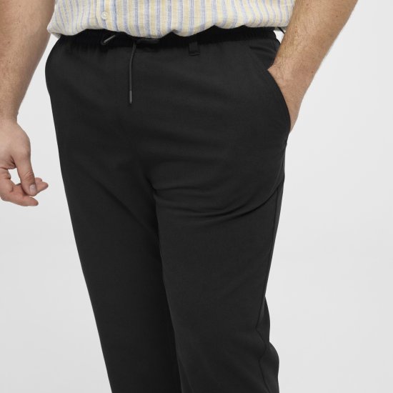 North Latitude 51143 Dress Pants Jog Style Black - Pantalons - Pantalons Grande Taille Hommes