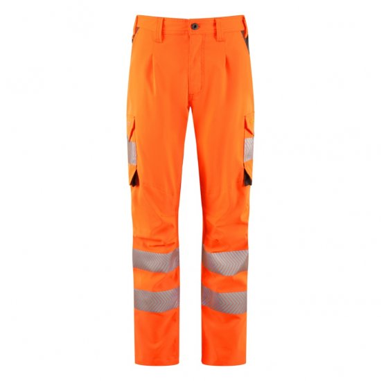 Leo Beckamoor Leo EcoViz Womens Stretch Cargo Trousers Orange - Vêtements de travail - 