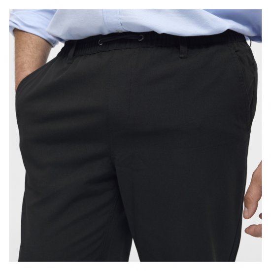 North Latitude Dress Pants Elastic Waist Black - Pantalons - Pantalons Grande Taille Hommes