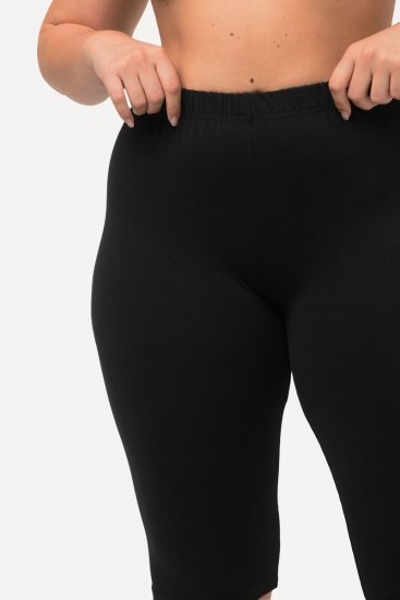 Ulla Popken Stretch Knit Bike Shorts Black - Ulla Popken - Vêtements Ulla Popken Grande Taille