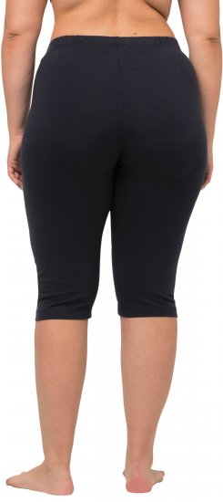 Ulla Popken Stretch Knit Bike Shorts Blue - Jeans & Pantalons Femme Grandes Tailles – Plus Size - 