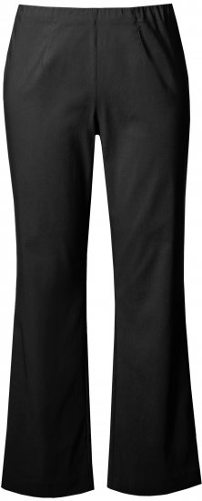 Ulla Popken Classic Stretch Bengaline Comfort Pants Black - Jeans & Pantalons Femme Grandes Tailles – Plus Size - 